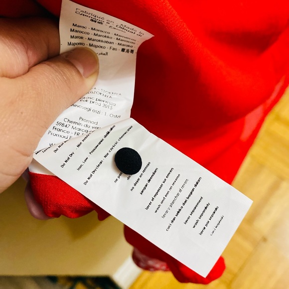 Promod Red Skirt - Picture 5 of 8